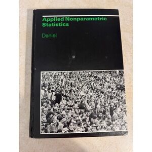 Applied Nonparametric Statistics Wayne W Daniel 1978 Hardcover Text 0395257956